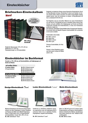 SAFE 6009 Banknotenalbum Compact – Mit 24 Folientaschen Für Bis Zu 48 Banknoten, Format 115 X 220 Mm