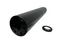 Barrel Extension Compensator Solid Aluminum Tube 7" .223 5.56 6MM 1/2X28 TPI