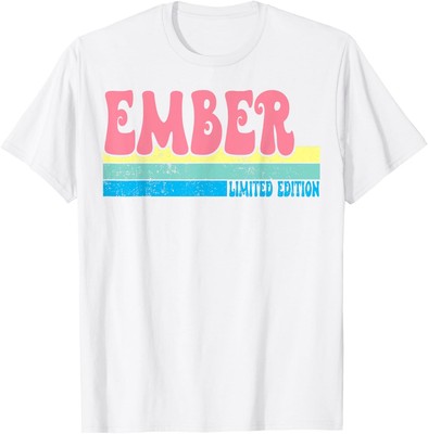 EMBER Name Personalized Cute Idea Groovy Women EMBER T-Shirt Hoodie