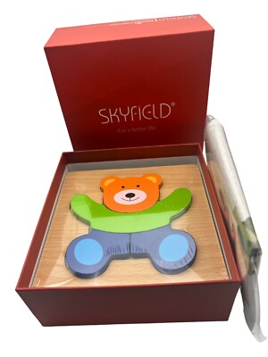 SKYFIELD Wooden Nature Puzzles for 1 2 3 Years Old Boys Girls Toddler ...