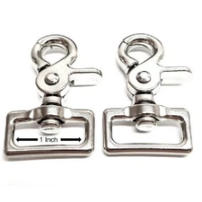 Set of 2 Trigger Scissor Rein Snaps NP-Swivel Snap ends