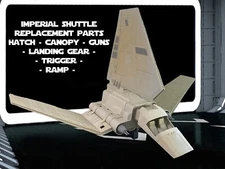 Vintage Star Wars Imperial Shuttle Replacement Parts - Hatch Handle Guns Ramp