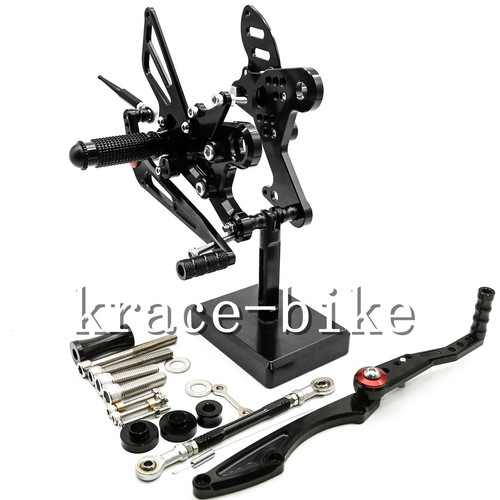For KTM 790 Duke 2018-2023 CNC Rearset Footrest Footpegs Foot Pegs Adjust Black - Picture 5 of 8