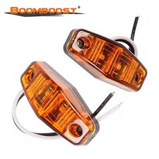 General wide warning light 4pcs 2LED amber yellow 12V 10-30V truck side light