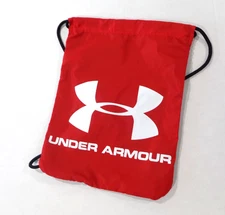 Under Armour 1240539 UA Ozsee Red Sackpack Drawstring Backpack Gym Bag