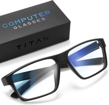 Titan Gaming Glasses, Blue Light Blocking, Night Driving Glasses for Men, Comput