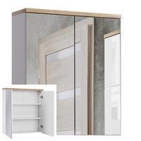 Badezimmer Spiegelschrank 60 Cm Bad-Schrank BadmöBel Spiegel Weiß Badspiegel