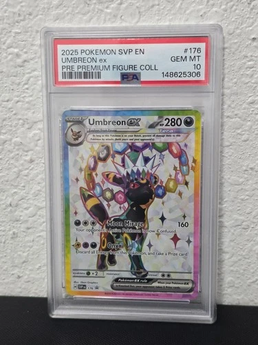 Umbreon EX 176 Promo - PSA 10 GEM MINT - Prismatic Premium Figure Collection