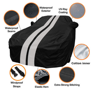 Cottton Inner Custom Fit For Dodge Challenger Outdoor Car Cover 100% Waterproof