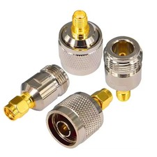 4PCS Type N Male Female to SMA Male Female RF Coaxial Connector Adapter Kit