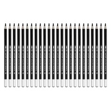 24Pcs Watercolor Pencil for Coloring, Drawing, Painting, Black