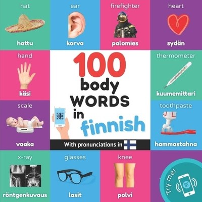 Yukismart 100 body words in finnish (Paperback) Learn Finnish (UK IMPORT)