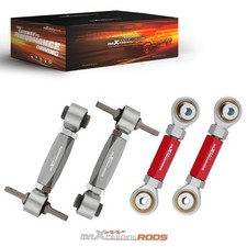 SET 4 PEZZI BRACCI COMANDO PUNTALE CAMBER SUPERIORE REGOLABILI POSTERIORI PER HONDA CIVIC 1988-2000