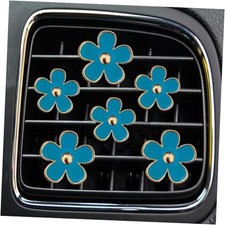 Air Vent Clips - 6 Pcs Daisy 1 Count Pack of 1 Sky Blue,Sky Blue,Sky Blue