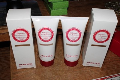 X2 Perlier Melograno Mediterranean Pomegranate Hand Balm Cream 3.3 fl oz