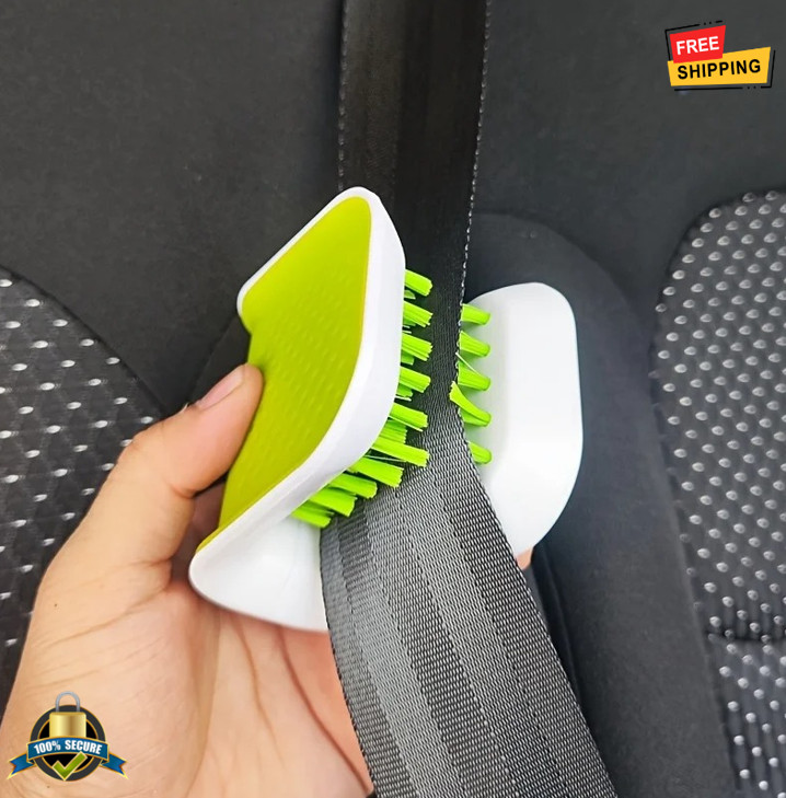 Double-Sided Seat Belt Cleaning Brush – U-Shaped Interior Detailing Tool