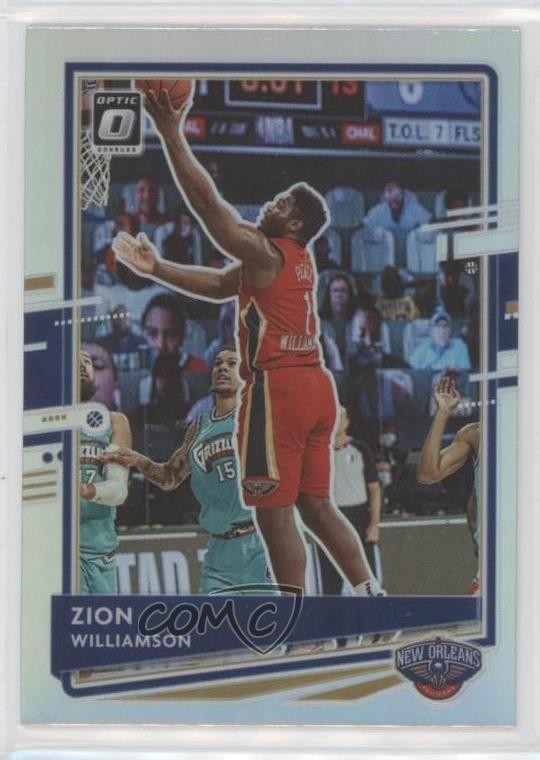 2020-21 Panini Donruss Optic Holo Prizm Zion Williamson #40 9l4