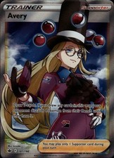Avery (Full Art) Ultra Rare SWSH06: Chilling Reign 187/198 NM