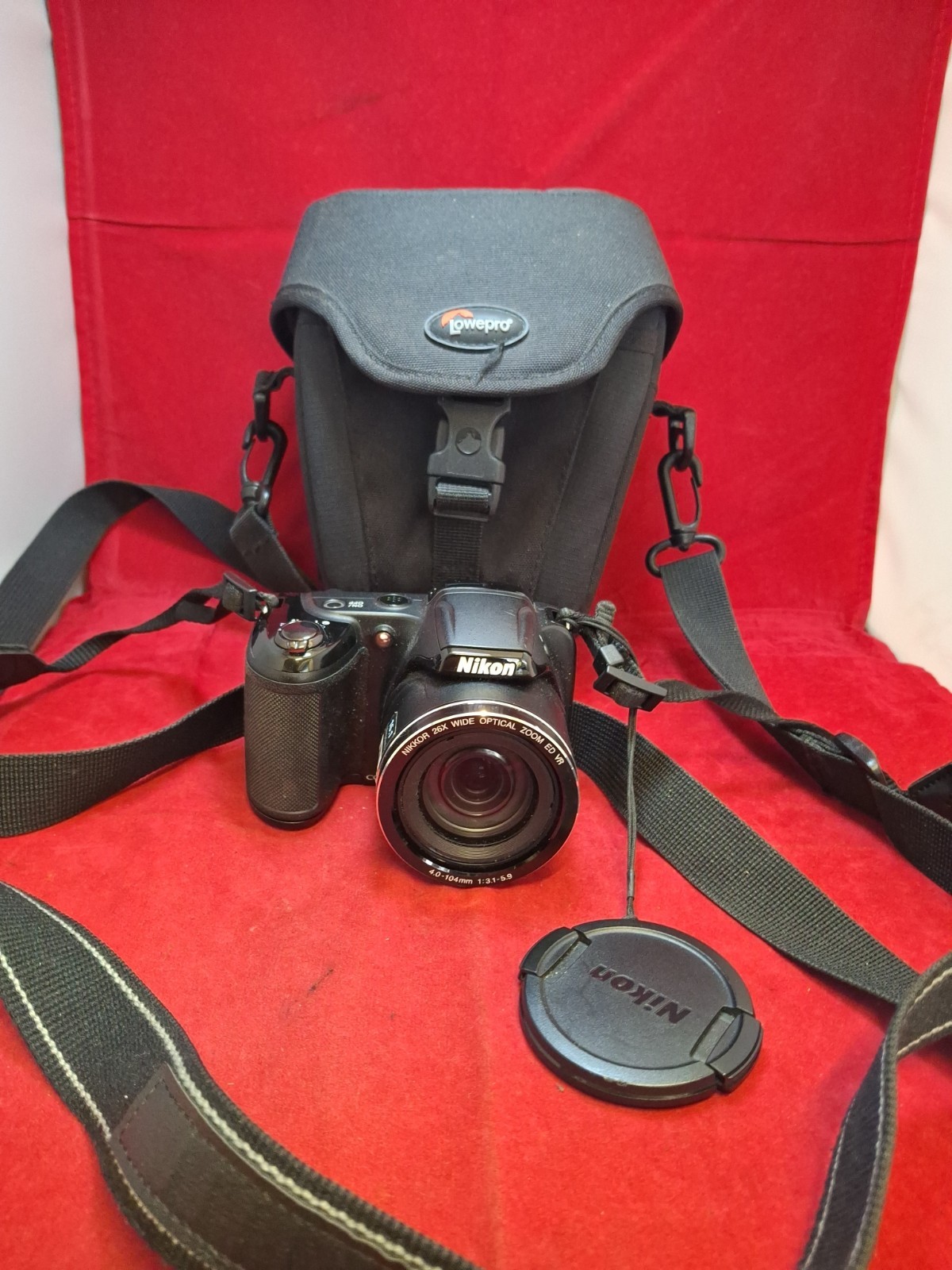 Nikon Coolpix L320 16.0MP Digital Camera - Black Inc Sd Card Kc