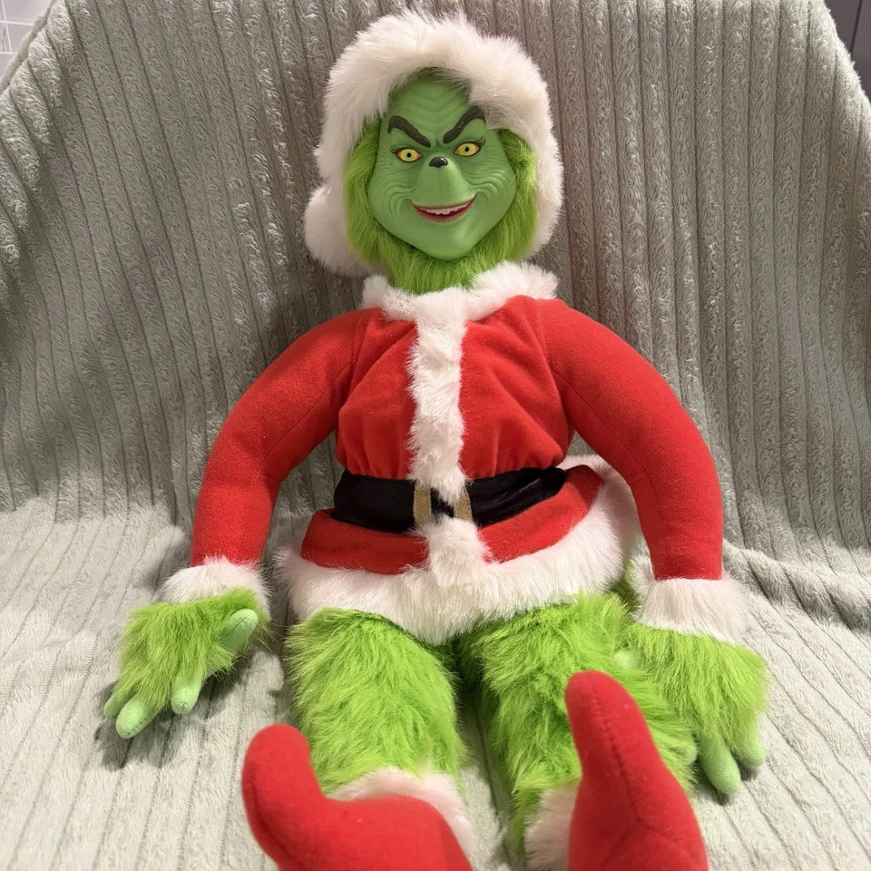 Dr Suess Cómo el Grinch Robó Navidad Transformando Peluche Hablando 2000 Funcionando* Foto 2 de 4