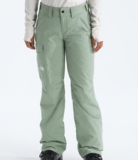 The North Face Freedom Insulated Ski Pant Misty Sage Green Womens Size XL Short