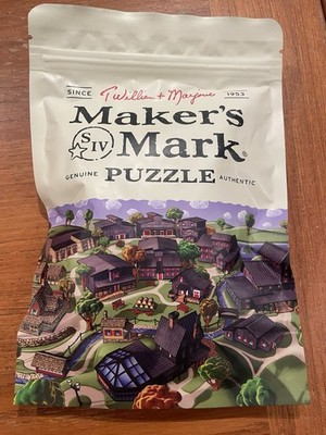 Makers Mark Puzzle 2021 Ambassadors Gift  Bourbon Whiskey Distillery NEW