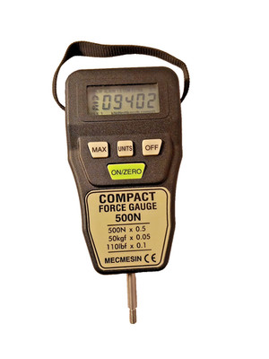 Mecmesin 860-023 Compact Force Gauge 500Hz RS232, Reichweite: 500N, Auflösung: 0,5 N