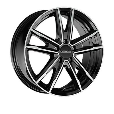 Dezent KF dark 7,5x19 ET51 black polished Alufelge