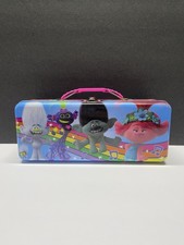 Dreamworks Trolls World Tour Tin Box 8  Long 3  Tall VGC