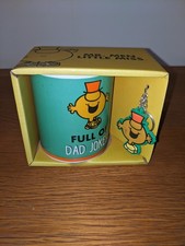 Mr Silly Ceramic Mug And Keyring Set  Mr Men Cup Boxed