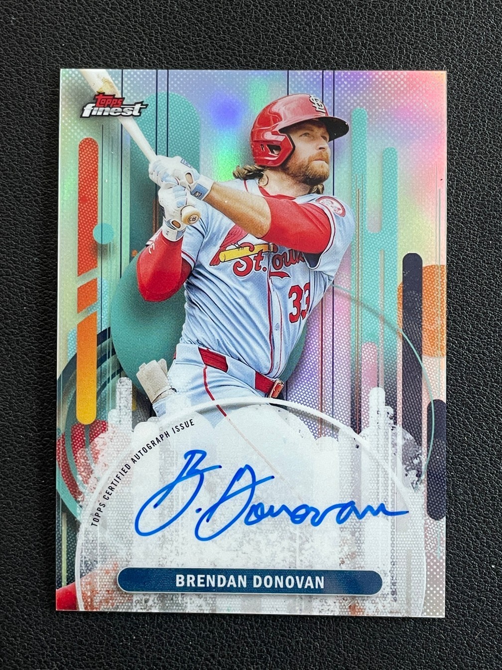 Brendan Donovan 2025 Topps Finest Baseball Finest Auto Refractor #FA-BD