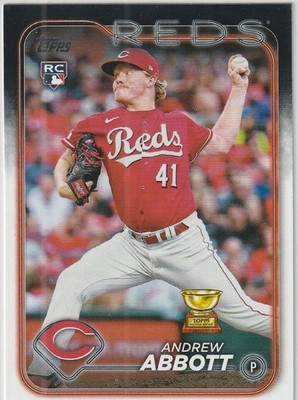 Andrew Abbott 2024 Topps #214 Cincinnati Reds