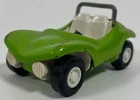 Vintage Tonka Green 1970 Dune Buggy Diecast Toy Car Made in USA White Interior
