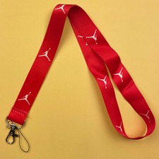  2 JORDAN NIKE LANYARD RED BRAND-NEW CLASSIC DESIGN FREE SHIPPING