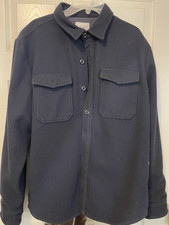 Cole Haan Mens Wool Button Front Pea Shirt XL...