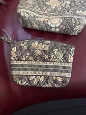 VERA BRADLEY Java, Two Travel Cosmetic Cases Included