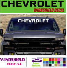 Chevrolet Windshield Decal For Truck Cars Suv 18 20 24 30 40 50 Ws29 Chevrolet Windshield Decal For Truck Cars Suv 18 20 24 30 40 50 Ws29