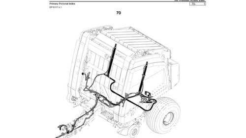 John Deere 569 Premium Round Baler PC11470 Spare Parts List Manual PDF on USB - Picture 3 of 10