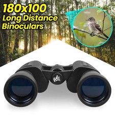 10-180x50 HD Binoculars BAK4 Prism Day/Night Hunting Bird Watching with Case