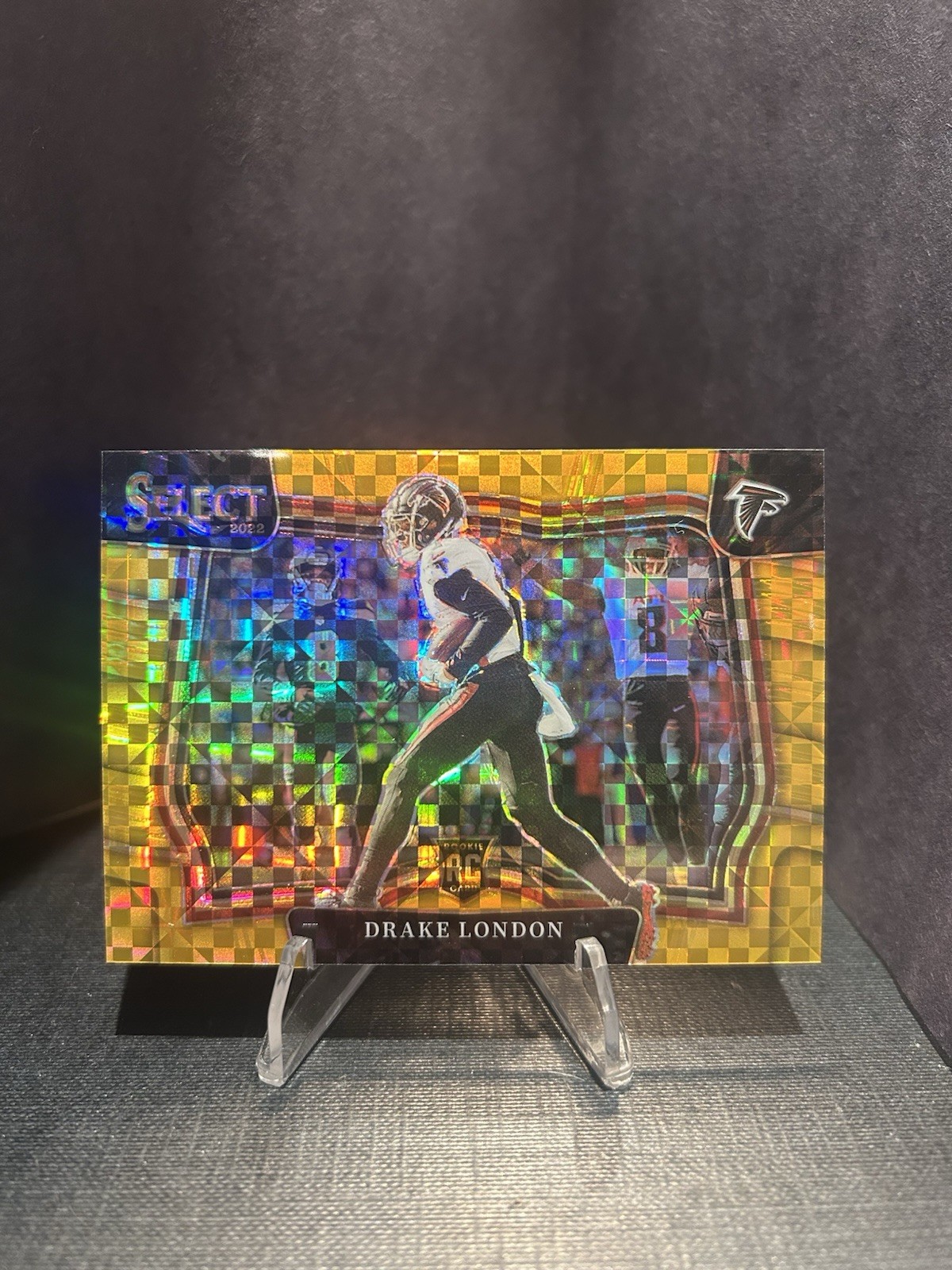 2022 Select Drake London Field Level Gold 08/10