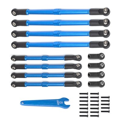 1 Set Aluminium Pull Rod Kits For Traxxas 2.0 Summit RC Car Parts