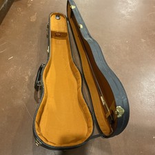 Vintage Lifton Black Hard Violin Case Gold Liner