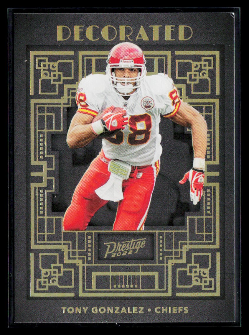 2022 Panini Prestige #DE-18 Tony Gonzalez Decorated