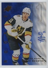 2024-25 SPx Rookies Blue Auto /199 Mason Morelli #117 Rookie Auto RC