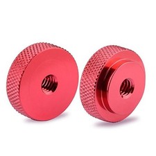 1/4"-20 Female Thumb Wheel Lock Nut Adapter 2 Pieces - 1490 1/4-20