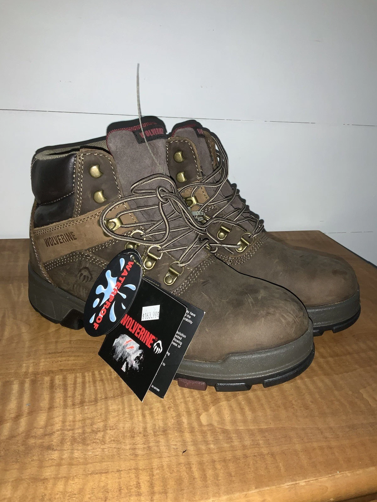 Wolverine, Men’s Boots, Hiking, 9EW, W10315, Waterproof, Slip Resistant, Lace Up