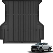 Truck Bed Mat For 2024-2026 Ford Ranger 5ft Tpe All Weather Cargo Liner