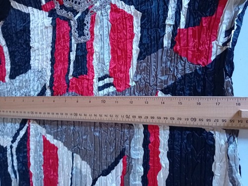 Windsmoor Occasion Top Crinkled Effect Red White Black Size Large - Picture 12 of 13