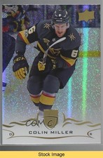 2018-19 Upper Deck Speckled Rainbow Foil Colin Miller #182 READ 07gn