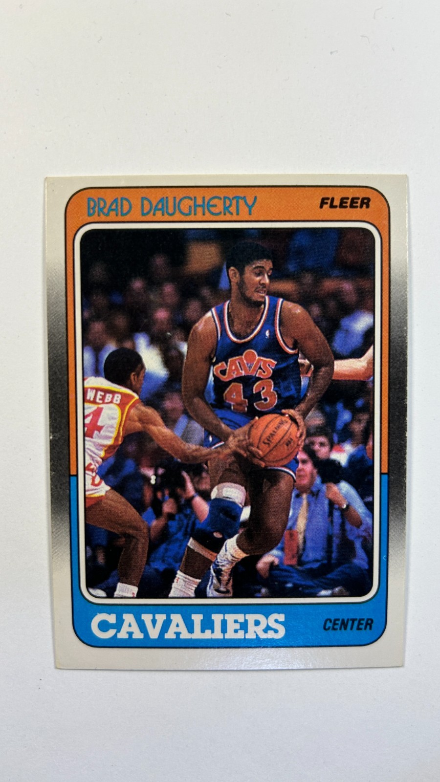 1988-89 Fleer Basketball Brad Daugherty #22 Cleveland Cavaliers